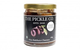 The Pickle Co. Aloo Bukhara Chutney   Glass Jar  240 grams